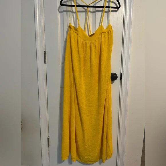 yellow beach cover up dress Plus Size Crochet Fringe Beach Cover Up Size 2XL/3XL – Shop Pollys World main image 0